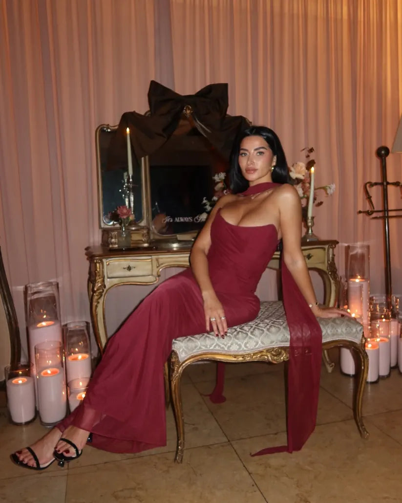 Tamsin | Strapless Bodycon Maxi Dress