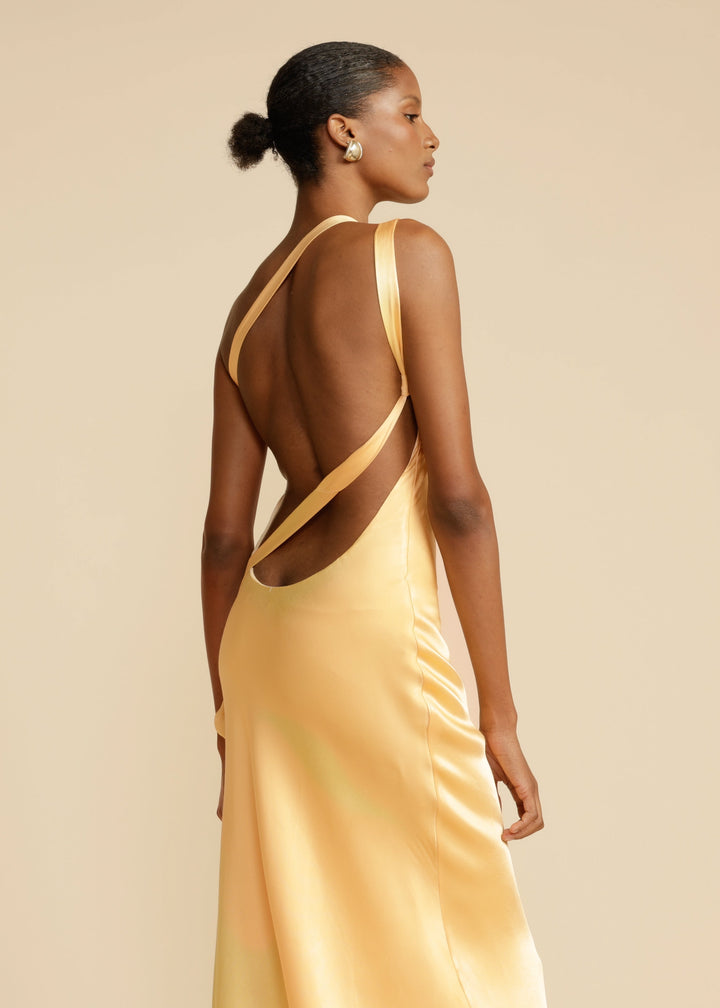 Novi | Radiant Satin Gown
