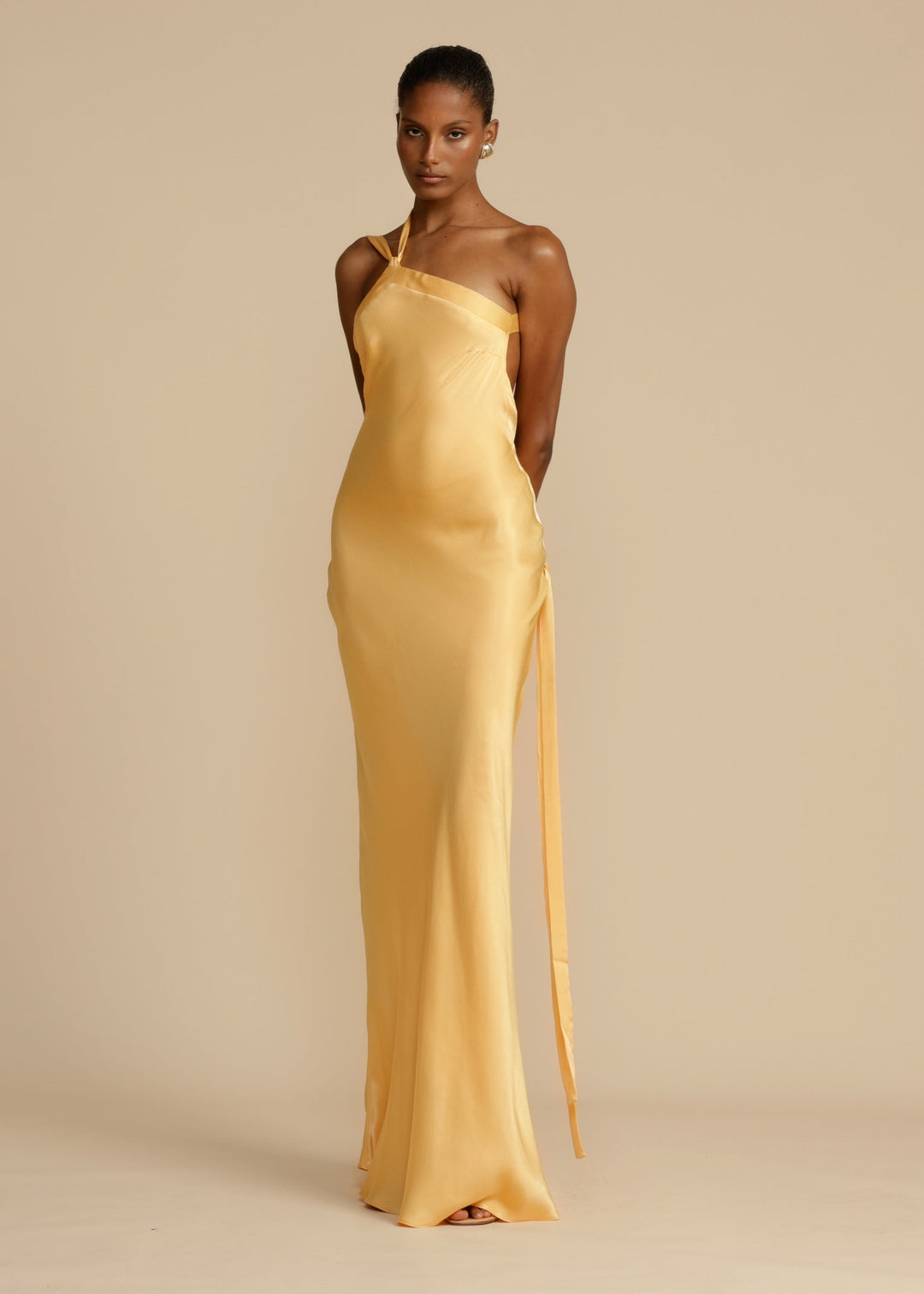 Novi | Radiant Satin Gown