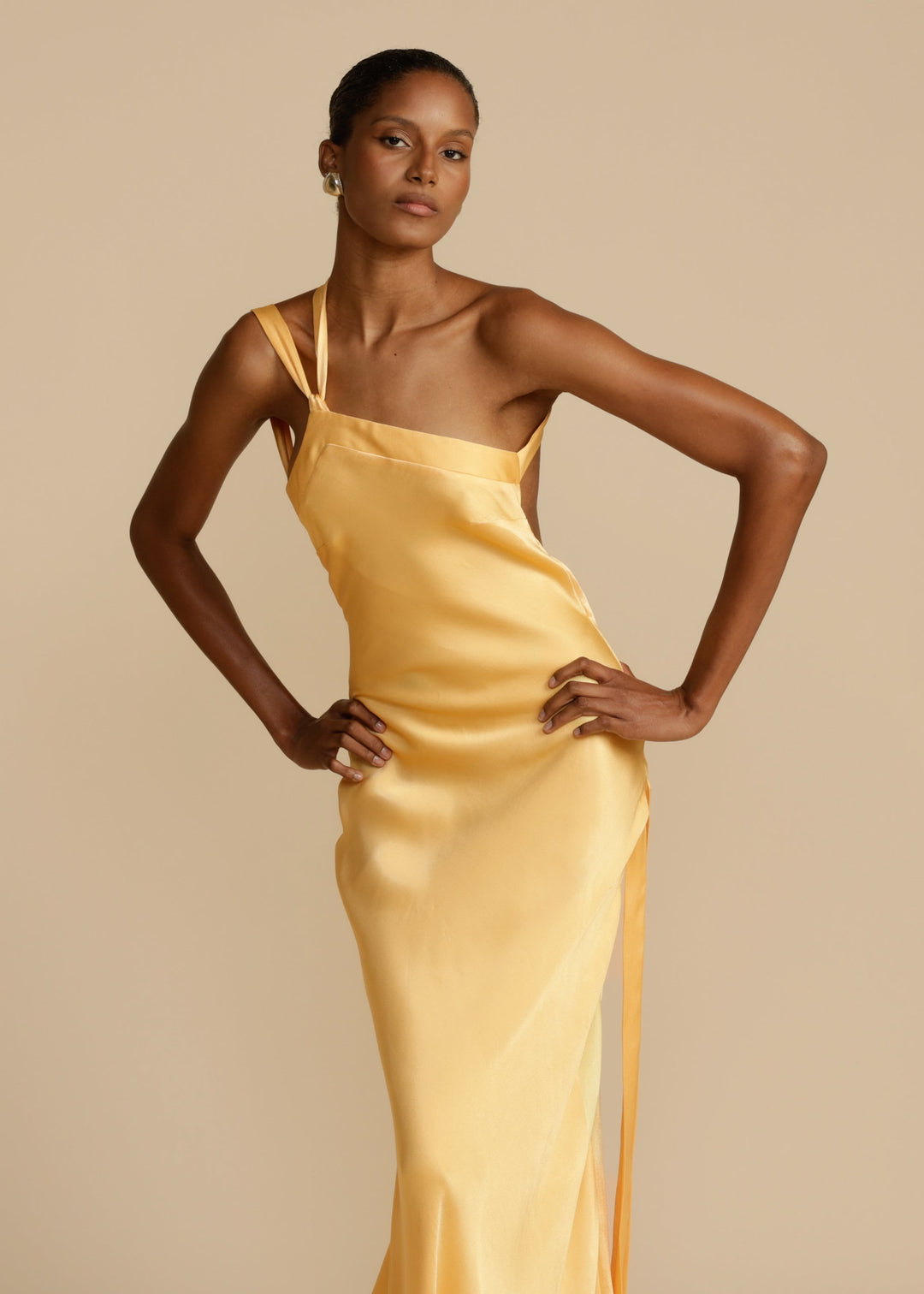 Novi | Radiant Satin Gown