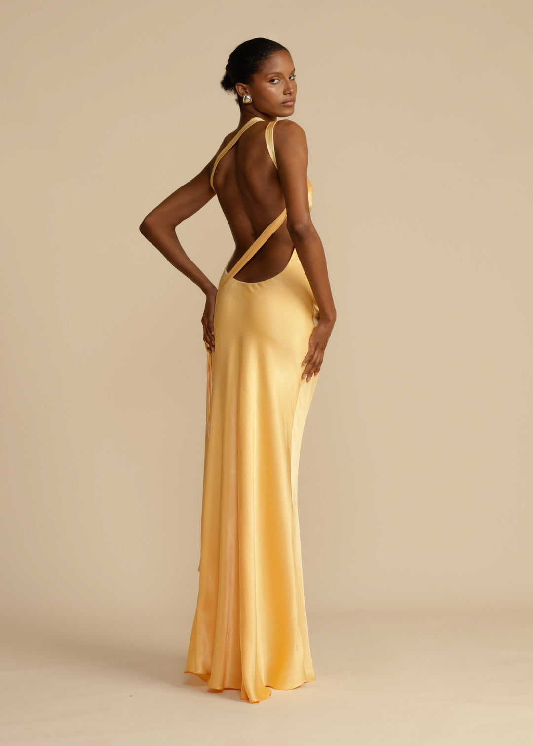 Novi | Radiant Satin Gown