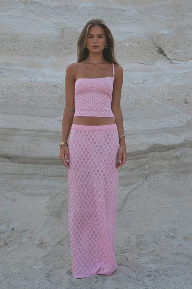 Heather | One-Strap Knitted Set