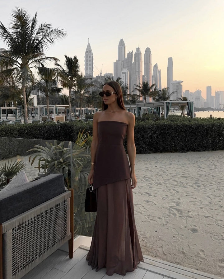 Beatrice | Asymmetrical Maxi Dress
