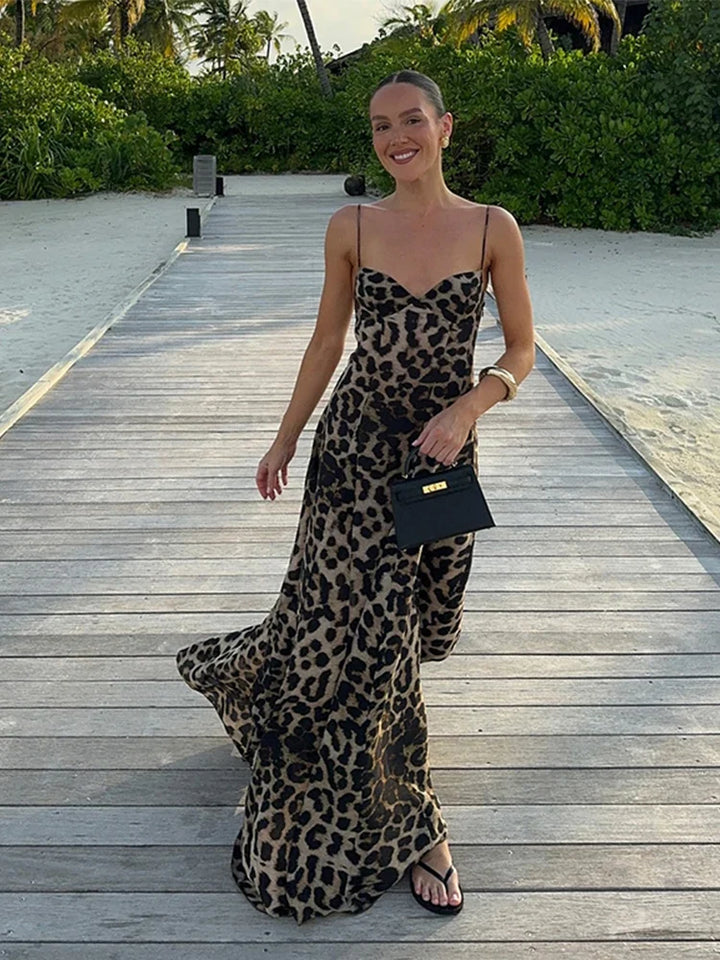 Antonella | Leopard Maxi Dress