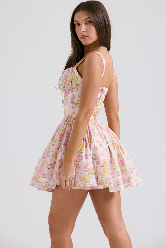 Tove | Floral Corset Dress
