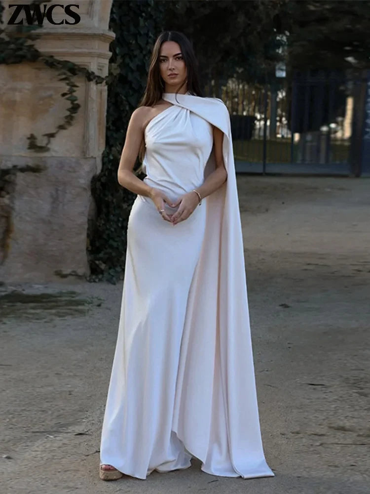 Adaline | Timeless Cape Gown