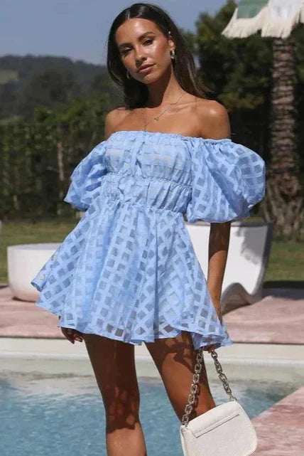 Linn | Puff Sleeve Mini Dress