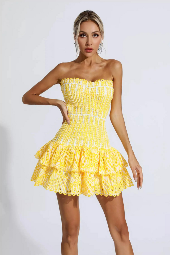 Briony | Ruffle Mini Dress