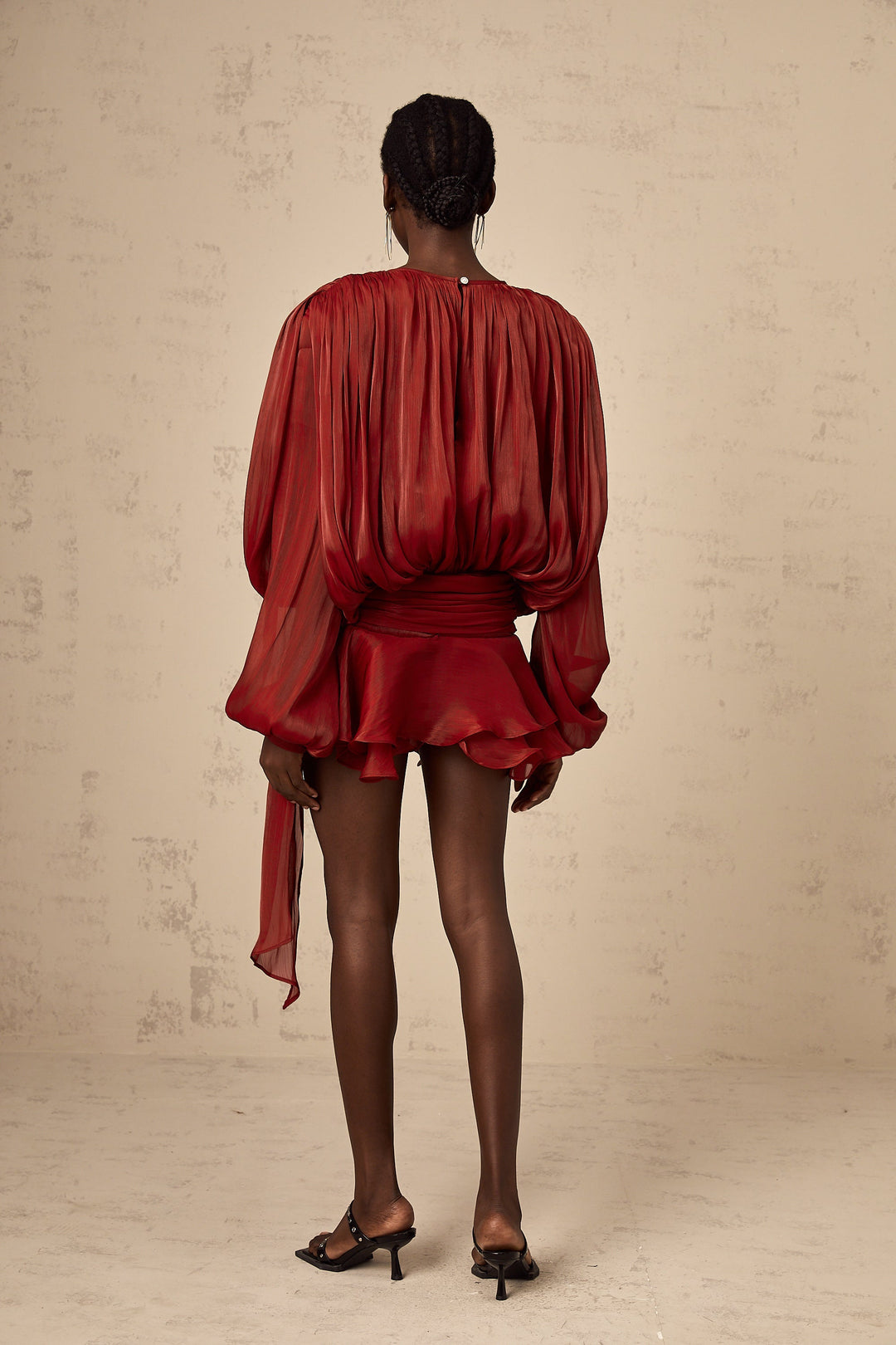 Indy | Flowing Satin Dress