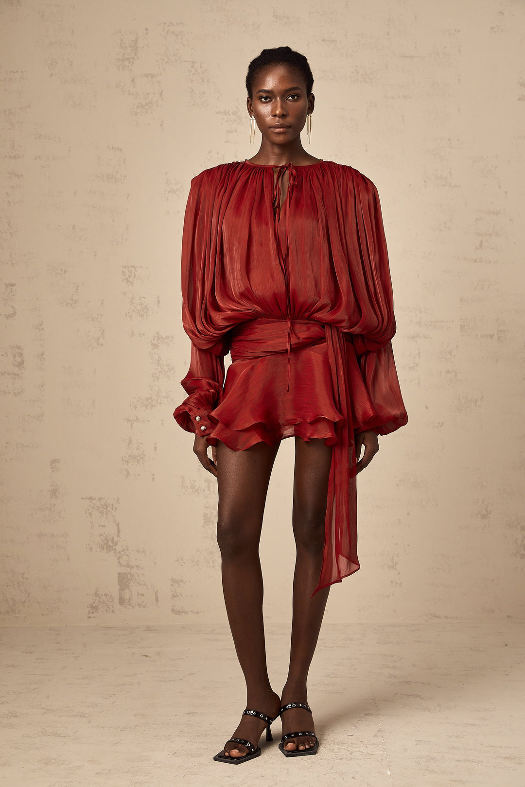 Indy | Flowing Satin Dress
