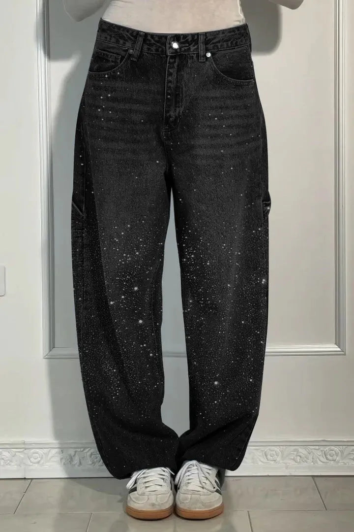 Emersyn | Oversized Sparkly Denim