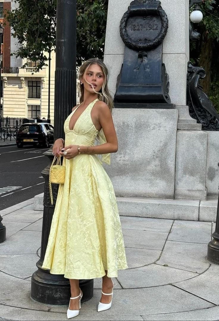 Orla | Halter Midi Dress