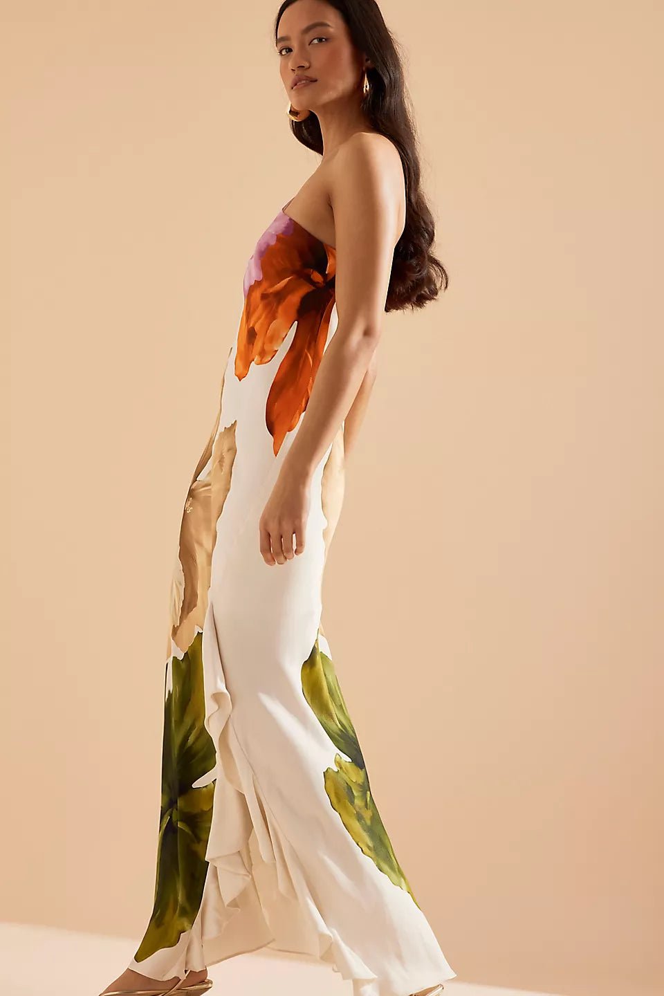 Abby | One Shoulder Floral Dress