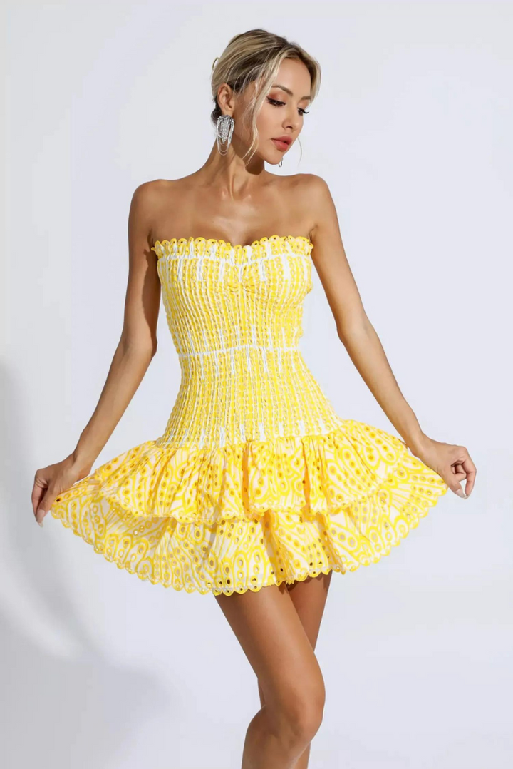 Briony | Ruffle Mini Dress