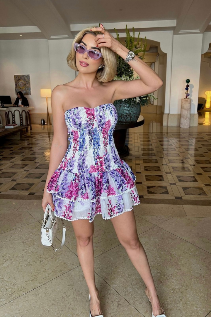 Hester | Ruffle Mini Dress