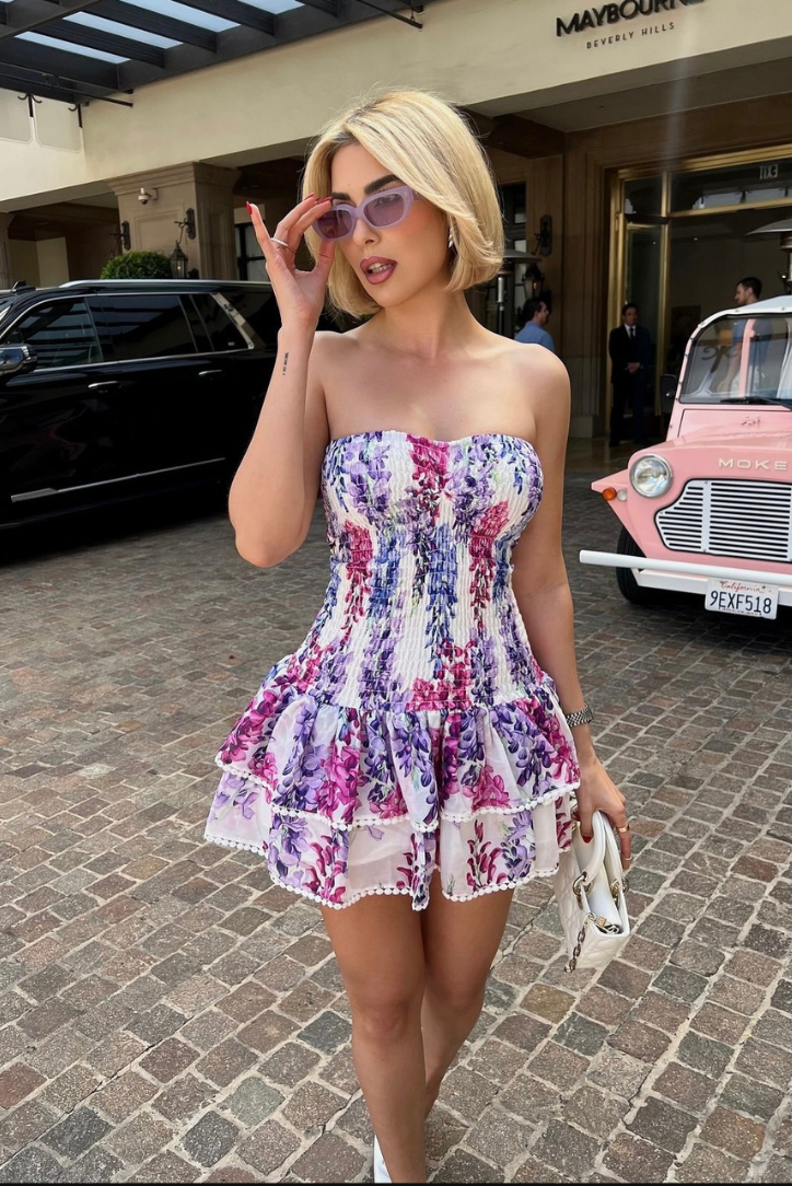 Hester | Ruffle Mini Dress