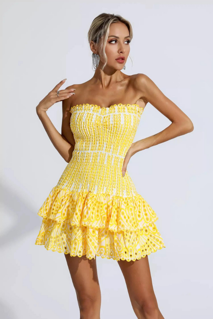 Briony | Ruffle Mini Dress