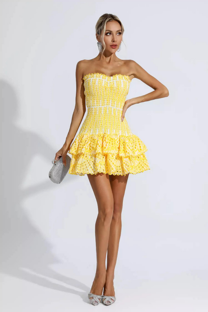 Briony | Ruffle Mini Dress