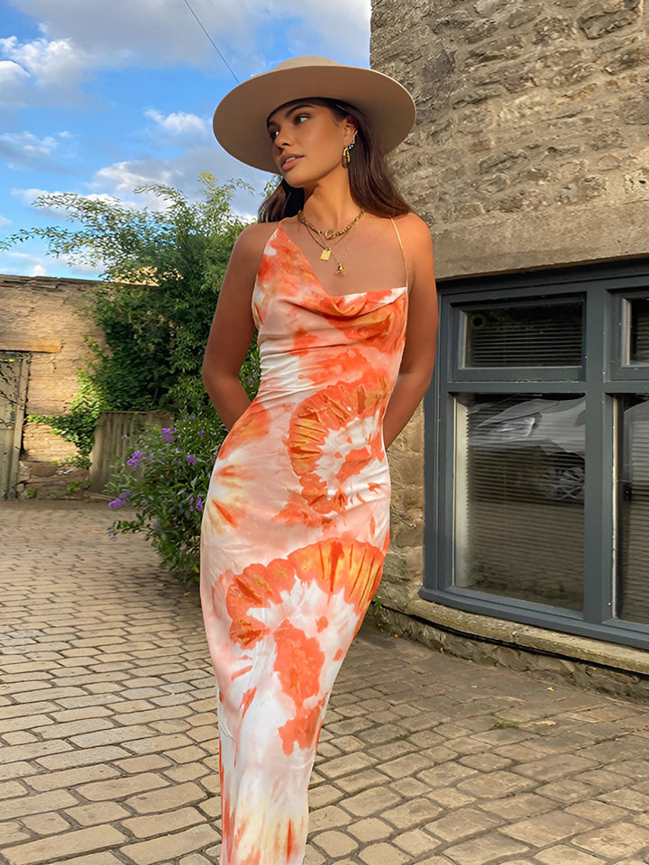 Gretha | Tropical Maxi Dress