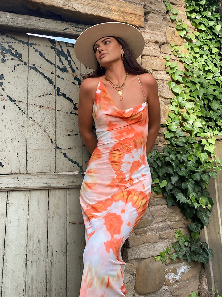 Gretha | Tropical Maxi Dress