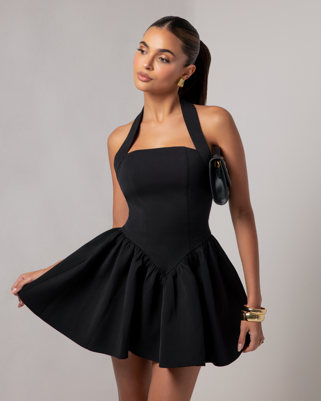 Aylani | Elegant Halter Dress