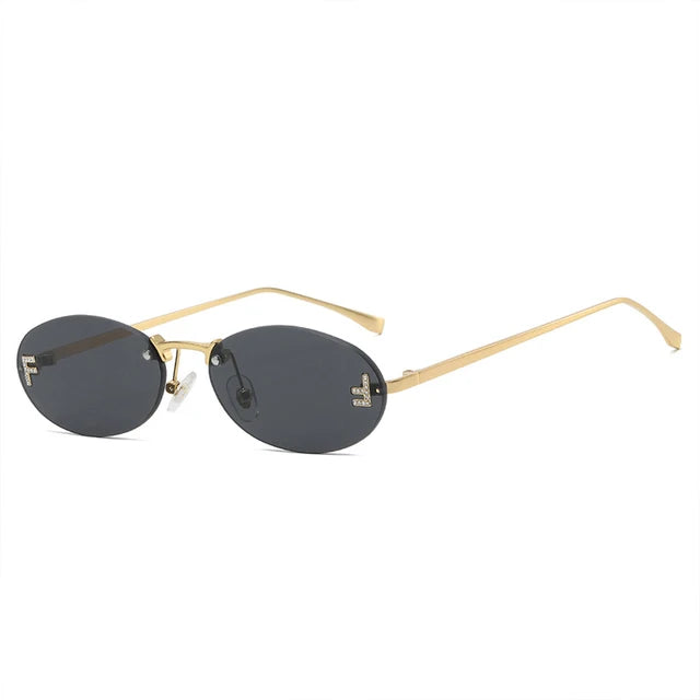 Thalia | Inspired Oval Sunglasses