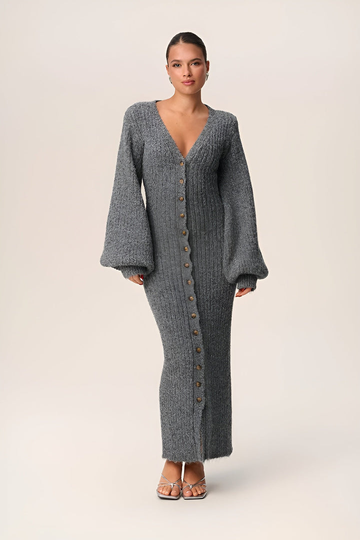 Liza | Wool Maxi Dress