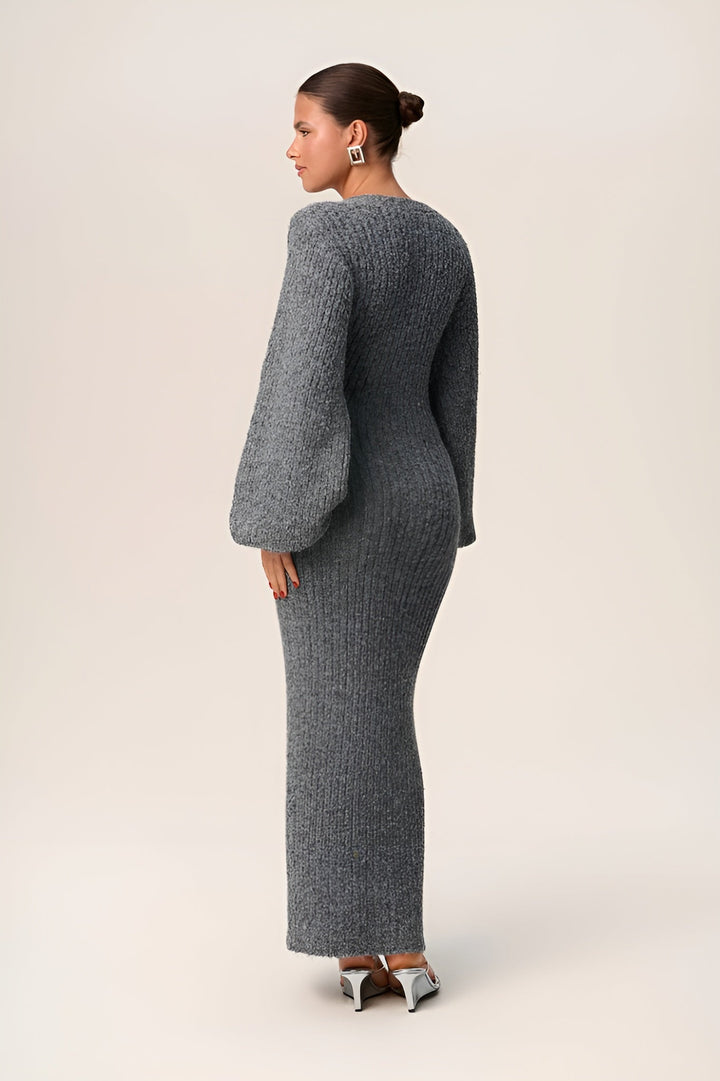 Liza | Wool Maxi Dress