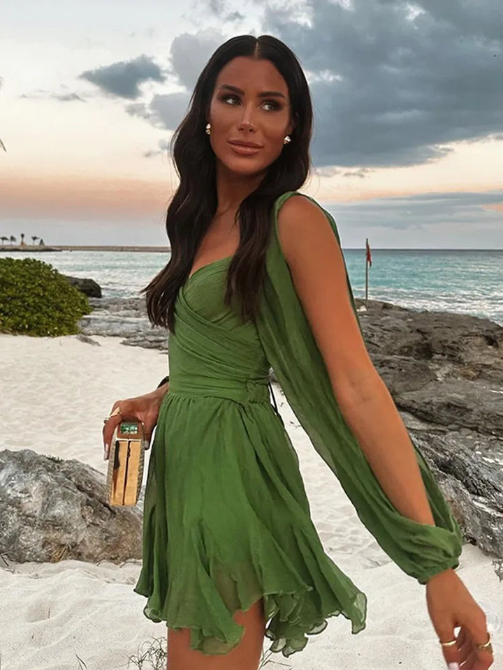 Meredith | Sophisticated Draped Dress