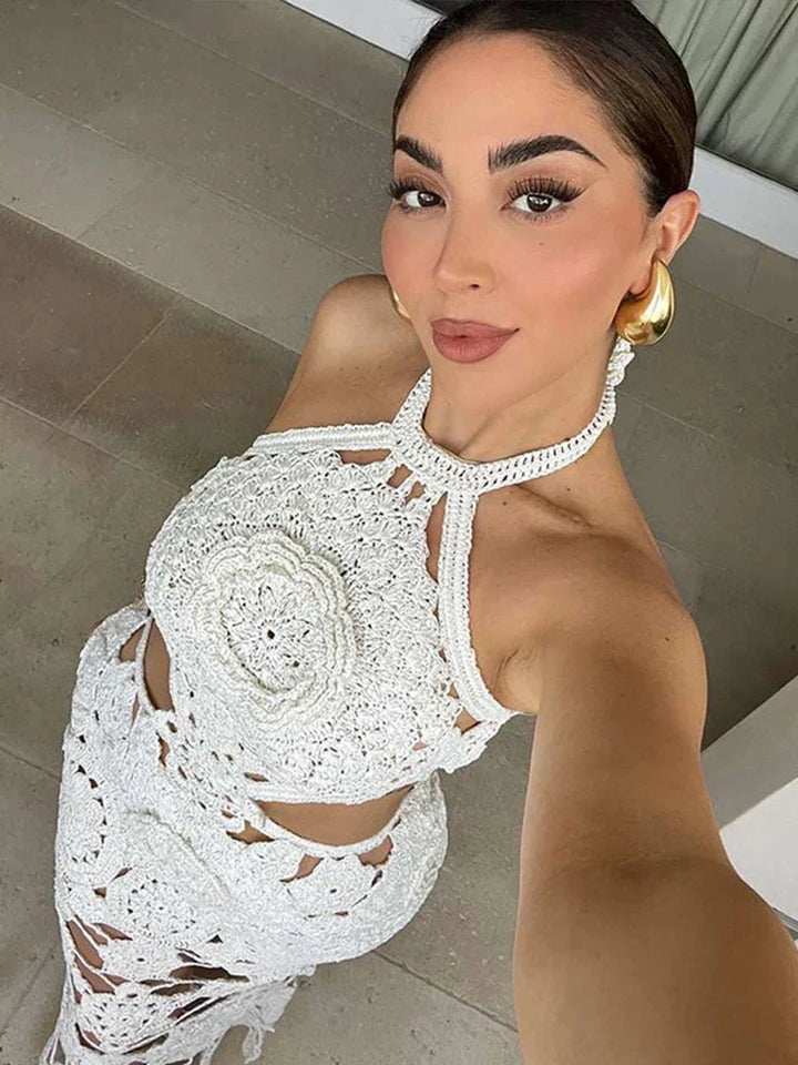 Christina | Elegant Crochet Dress