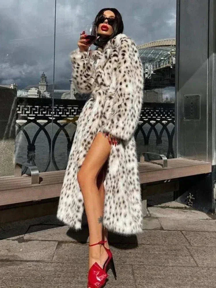 Vandler | Luxe Leopard Coat