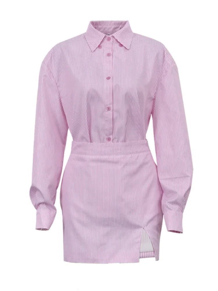 Annalee | Pink Blouse Dress
