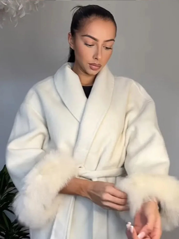Xiomara | Luxurious Wrap Coat