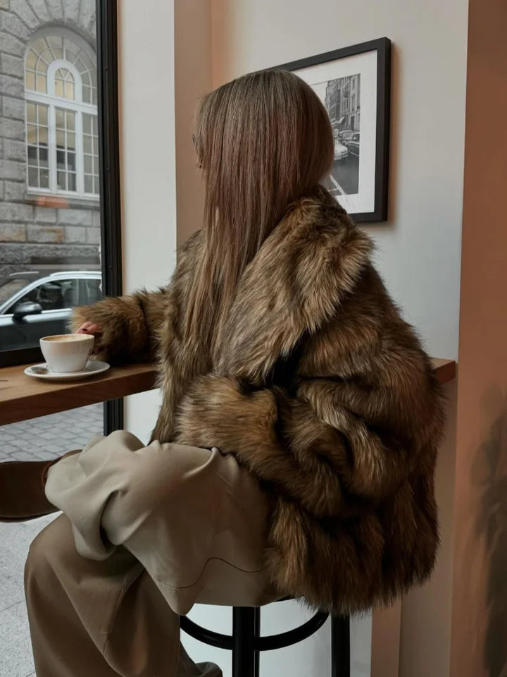 Salma | Classic Faux Fur Jacket