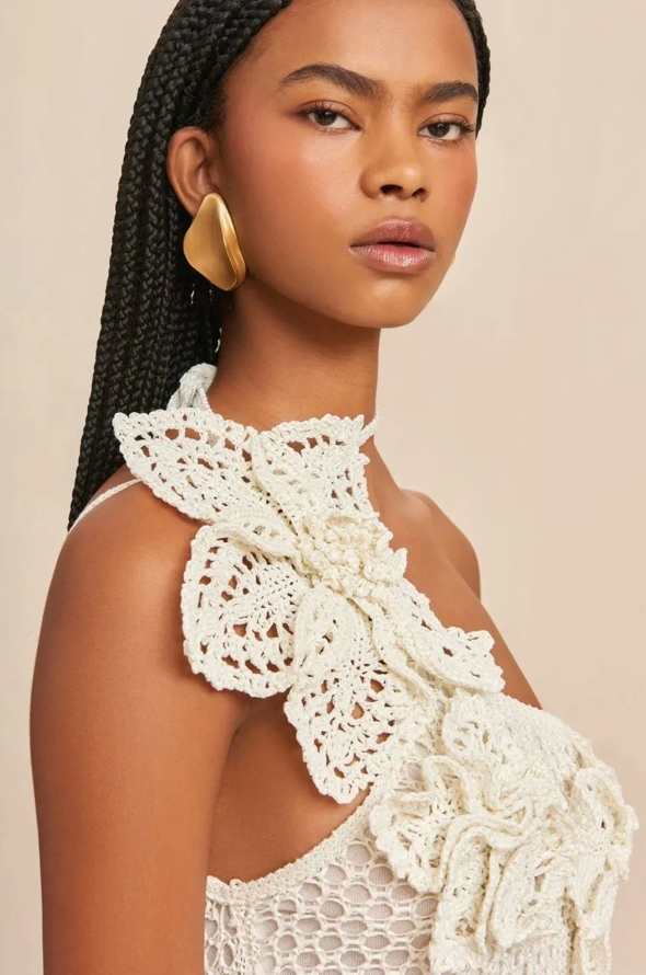 Deborah | Crochet Floral Dress