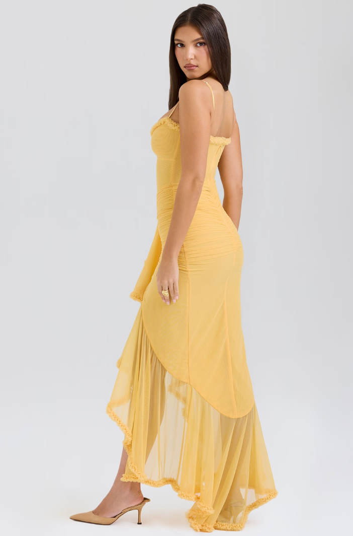 Edith | Charming Ruffled Gown
