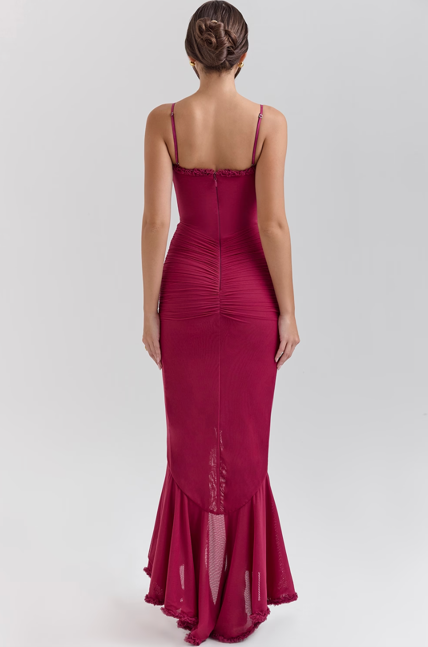 Edith | Charming Ruffled Gown