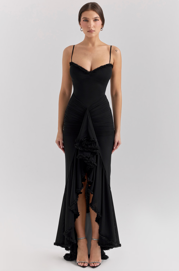 Edith | Charming Ruffled Gown
