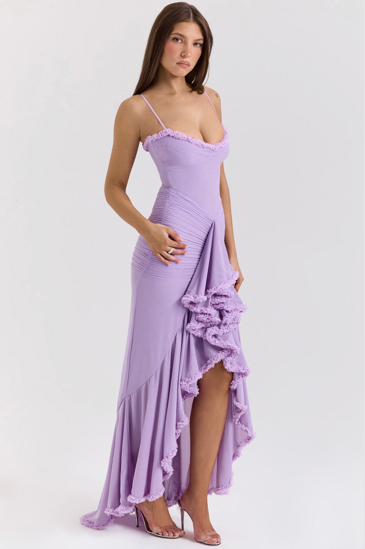 Edith | Charming Ruffled Gown
