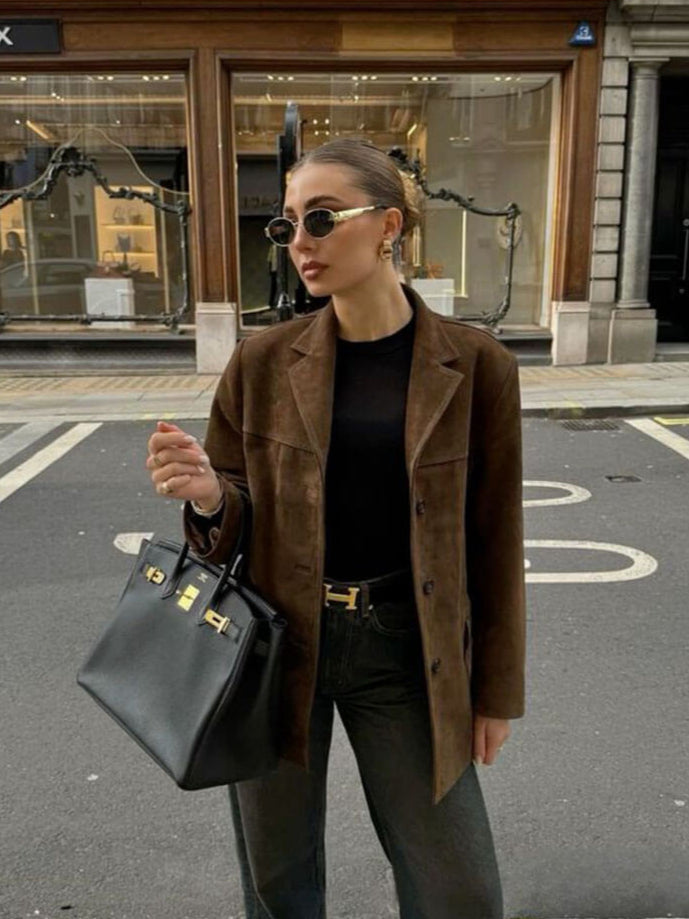 Dahlia | Versatile Suede Jacket