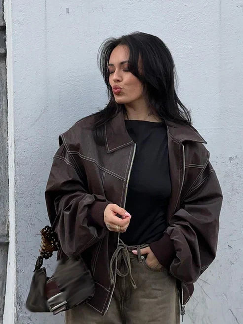 Eloise | Luxe Leather Jacket