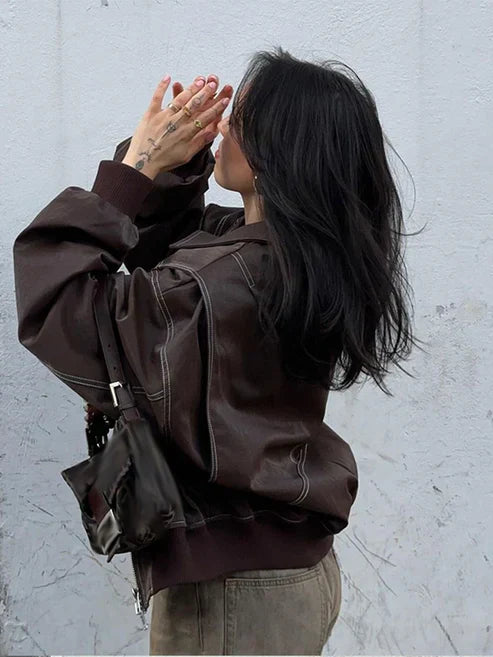 Eloise | Luxe Leather Jacket