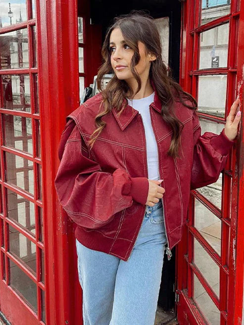 Eloise | Luxe Leather Jacket