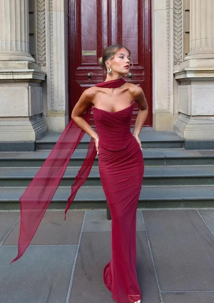 Tamsin | Strapless Bodycon Maxi Dress