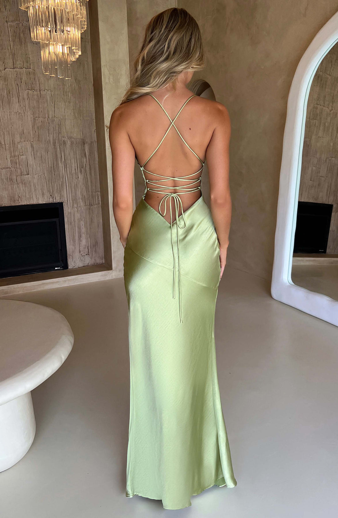 Alisa | Satin Maxi Dress