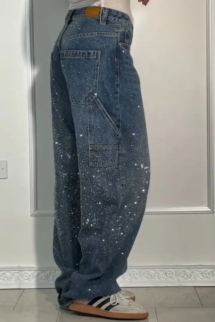 Emersyn | Oversized Sparkly Denim