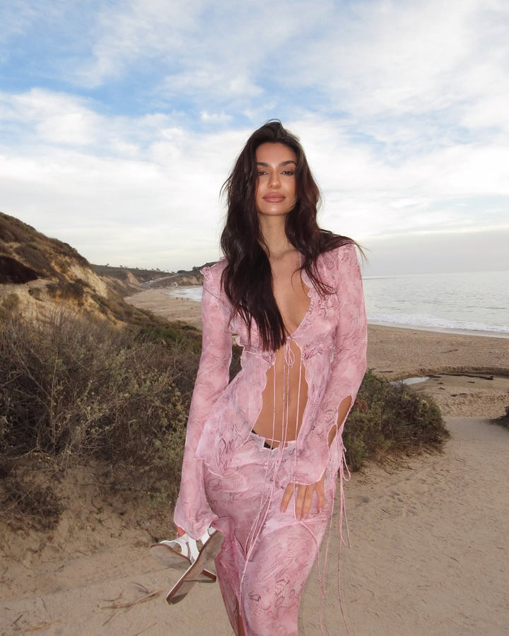 Elowen | Flowing Maxi Skirt Set